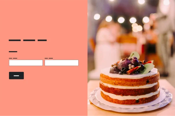 Cake Order Form Template