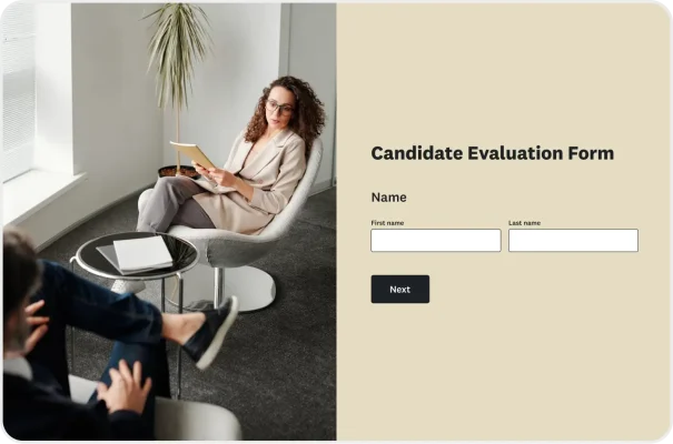 Candidate Evaluation Form Template