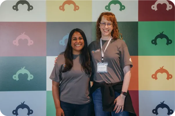 Valokuva CARE-työntekijäryhmän jäsenistä