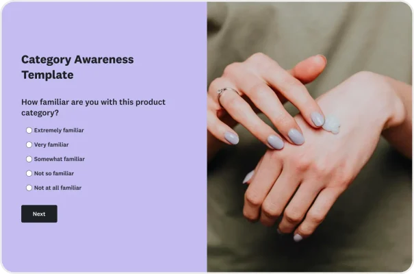 Category Awareness Survey Template