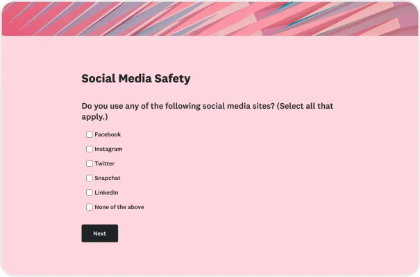 Child Email Usage and Safety Survey Template