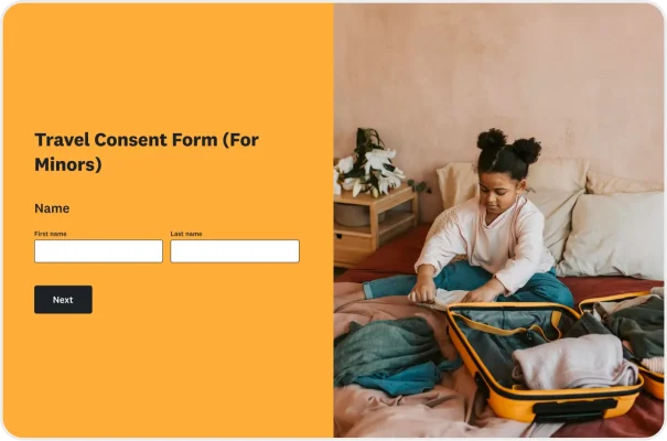 Child Travel Consent Form Template