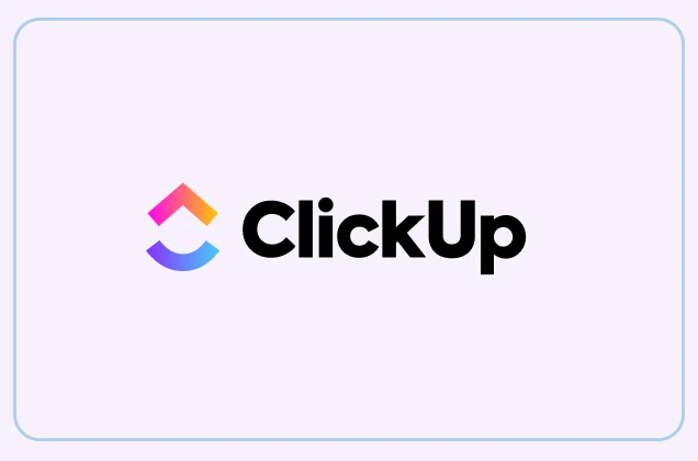 ClickUPのロゴ