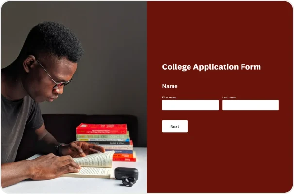 College Application Form Template
