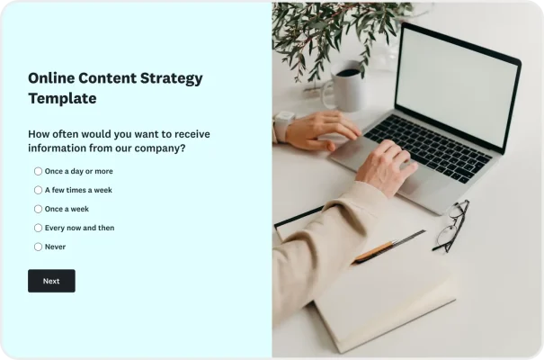 Corporate Social Media Survey Template