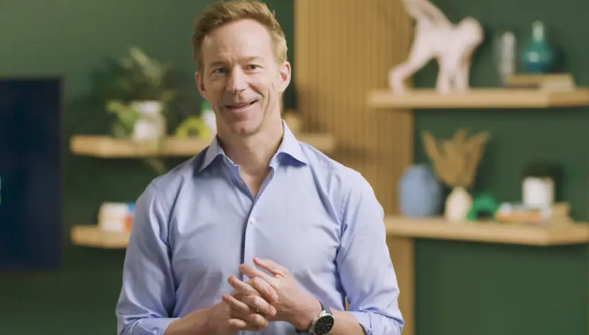 Headshot of Eric Johnson, CEO of SurveyMonkey