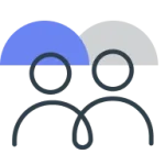 Two people icon