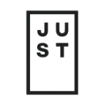 Customer logo for JUST in black