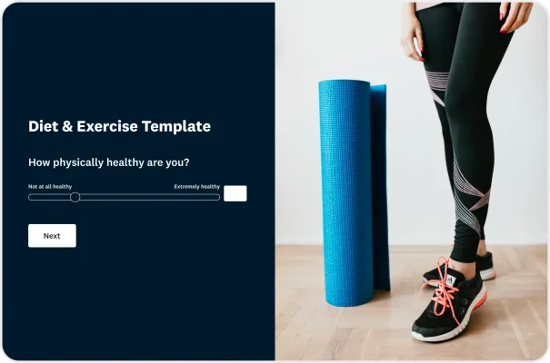 Diet, Fitness, and Exercise Survey Template
