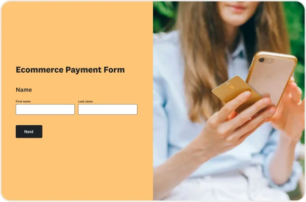 Ecommerce Payment Form Template
