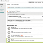 Embed survey through website