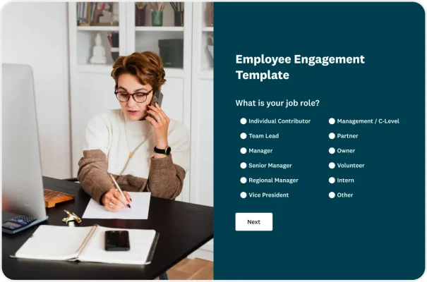 Employee Engagement Survey Template for Remote Workers