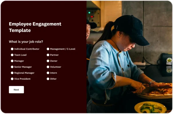Employee Engagement Survey Template for Restaurants