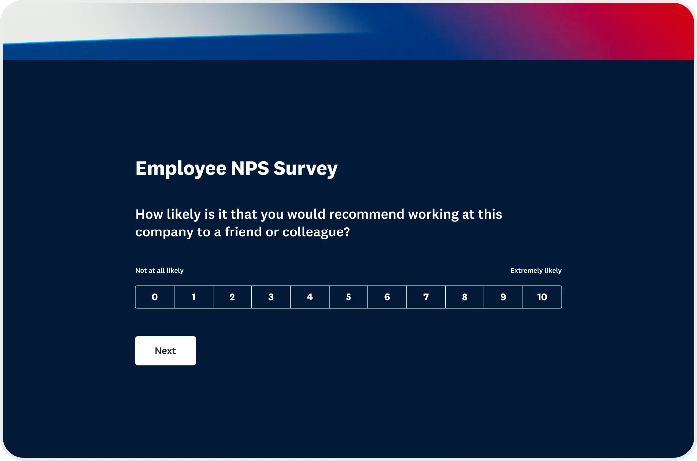 Employee NPS® Survey Template & Questions | SurveyMonkey