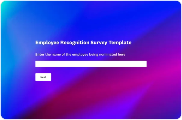 Employee Recognition Survey Template
