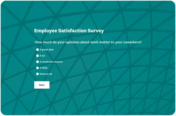 Employee Satisfaction Survey Template