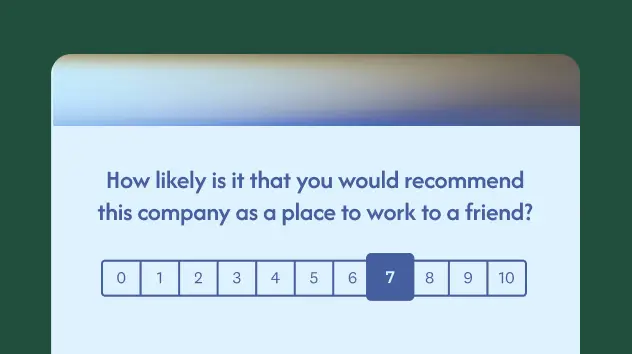 ENPS survey template