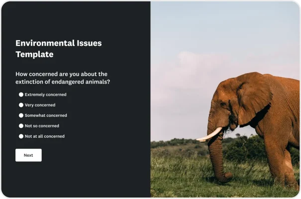 Environmental Issues Survey Template
