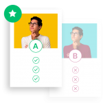 Annonsetesting med briller