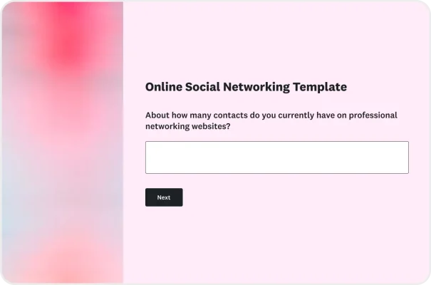 Favorite Social Network Survey Template