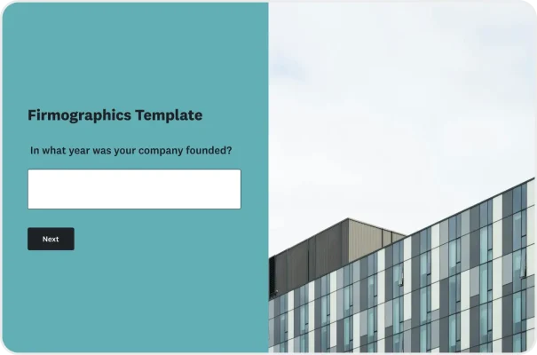 Firmographics Survey Template