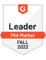 G2 Leader - Mid-Market Fall 2022