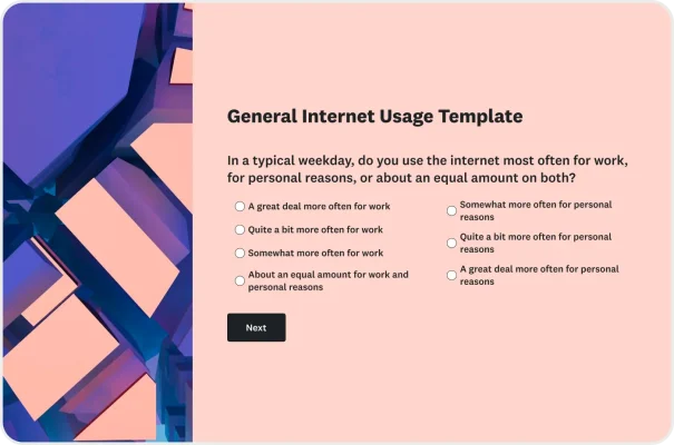 General Internet Usage Survey Template