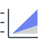Line chart icon