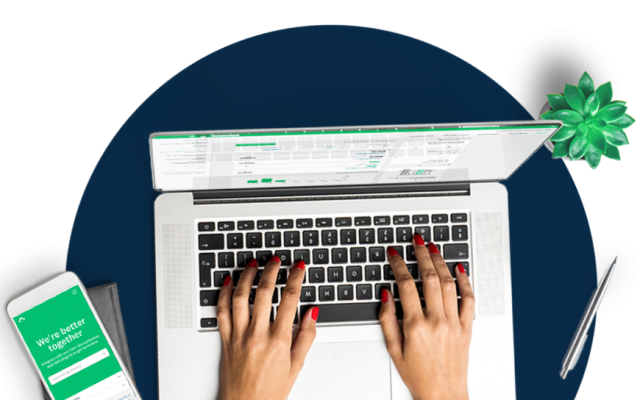 Typing on a computer