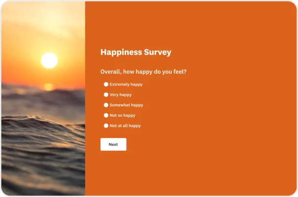 Happiness Survey Template