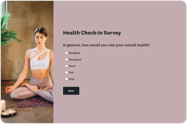 Health Check-In Survey Template