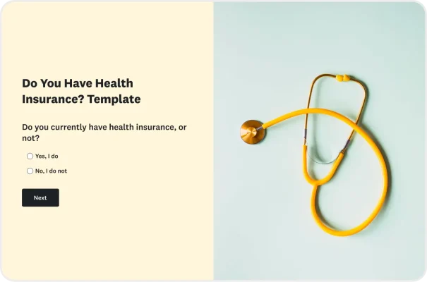 Health Insurance Survey Template