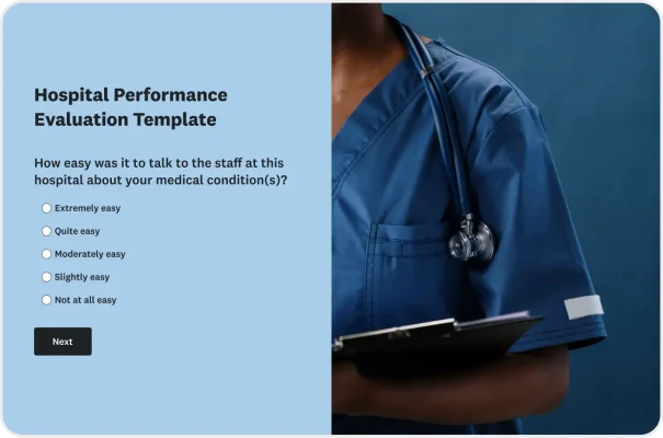 Hospital Performance Evaluation Survey Template