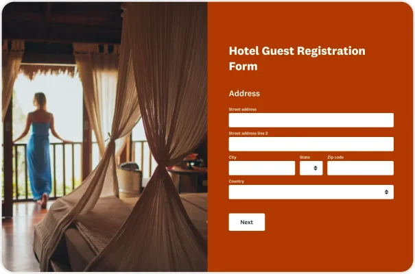 Hotel Guest Registration Form Template