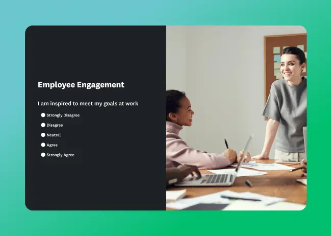 Employee engagement survey template