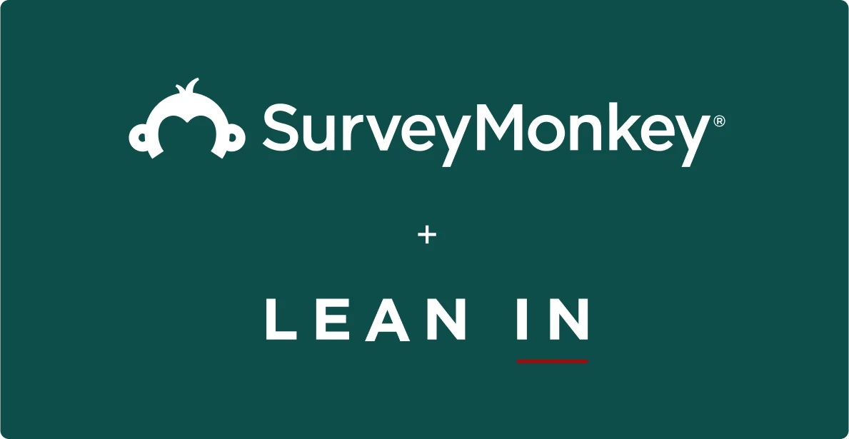 SurveyMonkey + Lean In logos