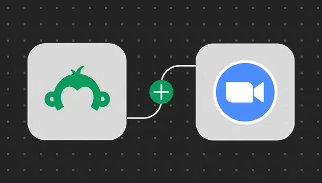 SurveyMonkey logo and Zoom logo