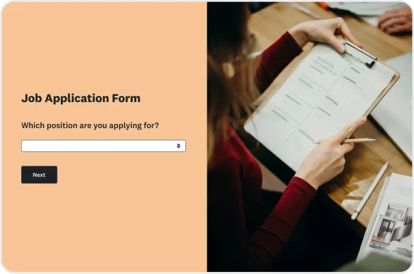 Job Application Form Template