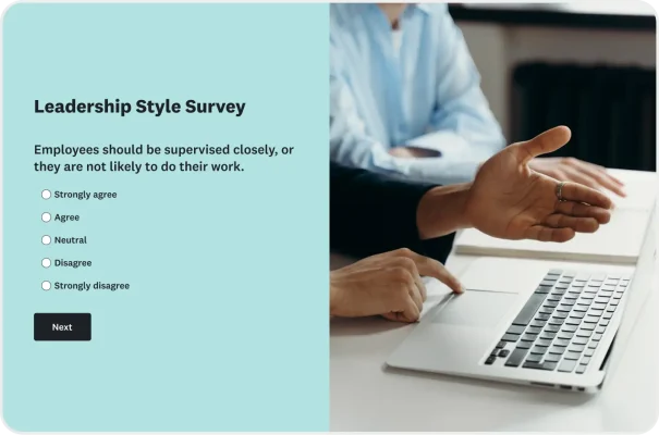 Leadership Style Survey Template