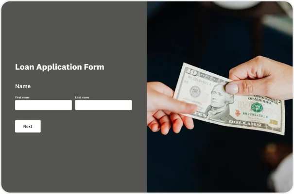 Loan Application Form Template
