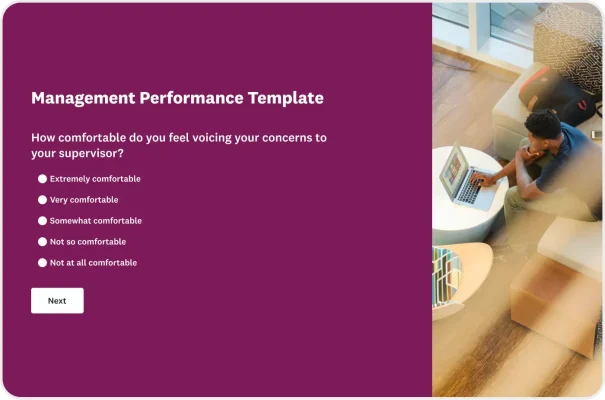 Management Performance Survey Template