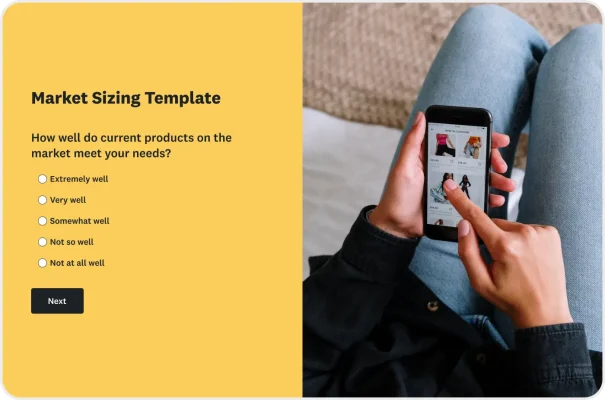 Market Sizing Survey Template