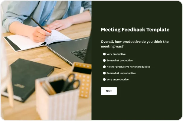 Meeting Feedback Survey Template
