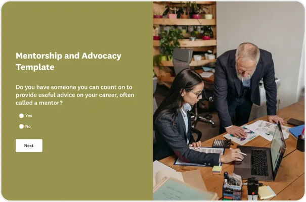 Mentorship And Advocacy Survey Template