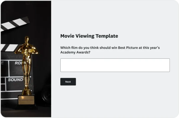 Movie Viewing Survey Template