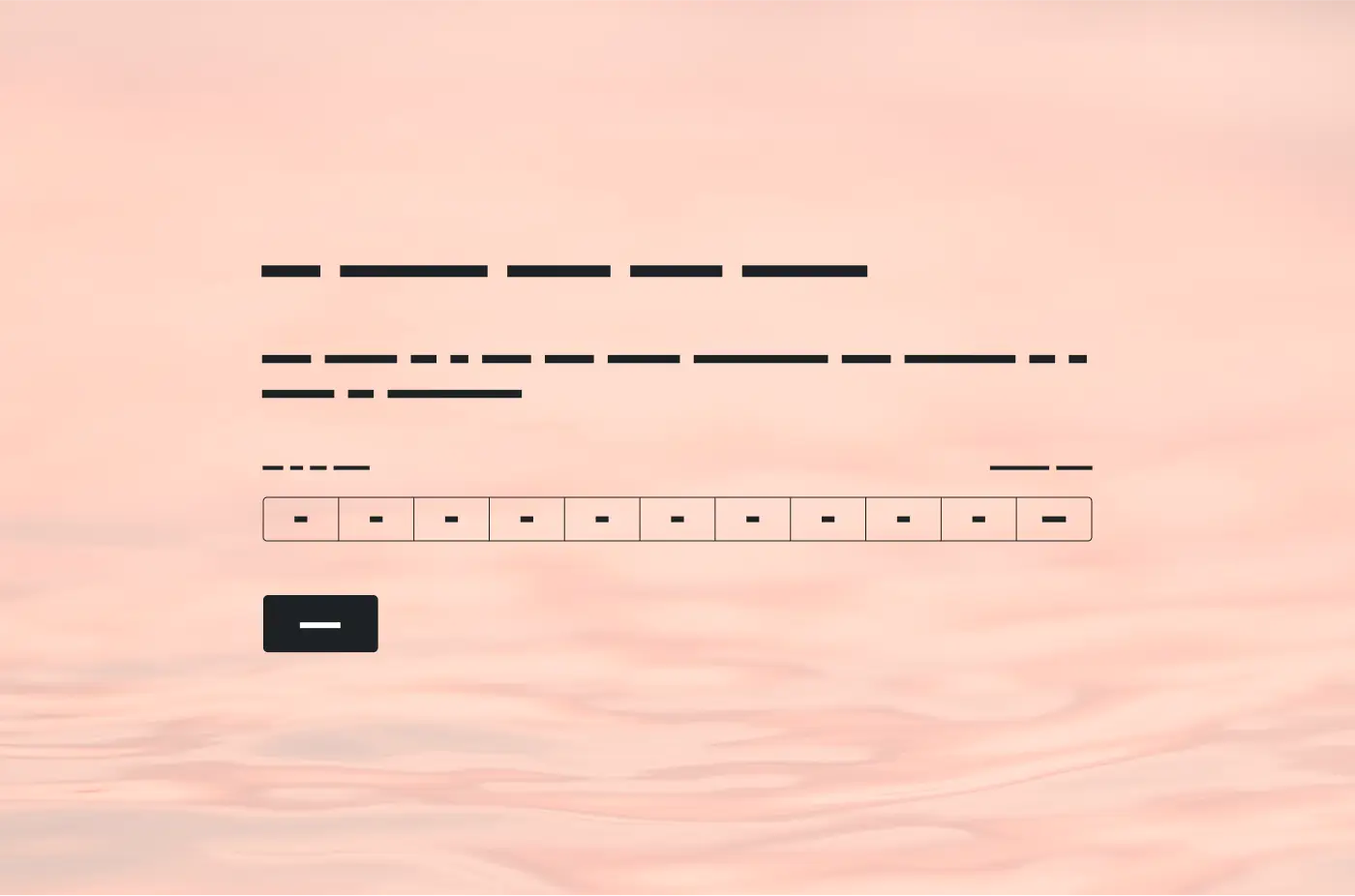 A Likert scale question against a light pink cloud background