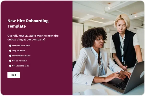 Onboarding Survey Template