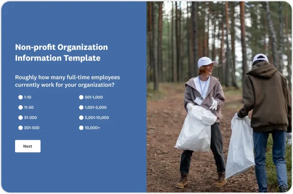 Non-Profit Organization Information Survey Template