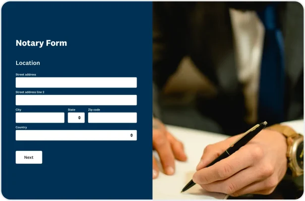 Notary Form Template