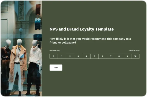 NPS And Brand Loyalty Survey Template